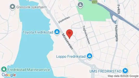 Apartments for rent i Fredrikstad - kort over placeringen