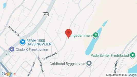 Apartments for rent i Fredrikstad - kort over placeringen