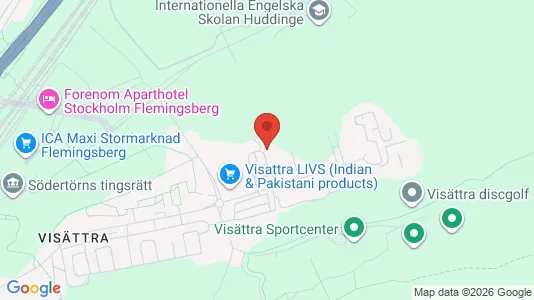 Apartments for rent i Huddinge - kort over placeringen
