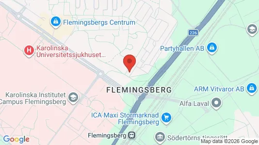 Apartments for rent i Huddinge - kort over placeringen