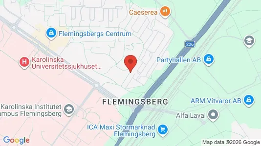 Apartments for rent i Huddinge - kort over placeringen