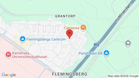Apartments for rent i Huddinge - kort over placeringen