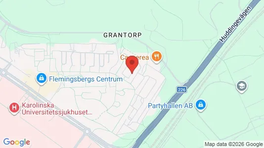 Apartments for rent i Huddinge - kort over placeringen