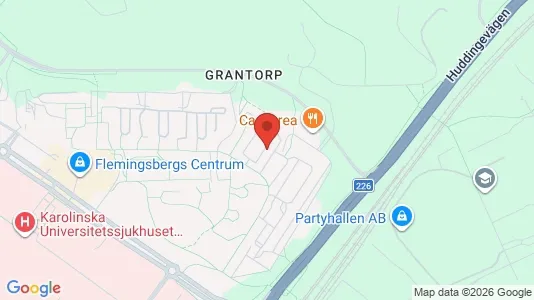Apartments for rent i Huddinge - kort over placeringen
