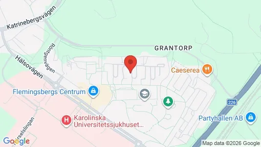 Apartments for rent i Huddinge - kort over placeringen