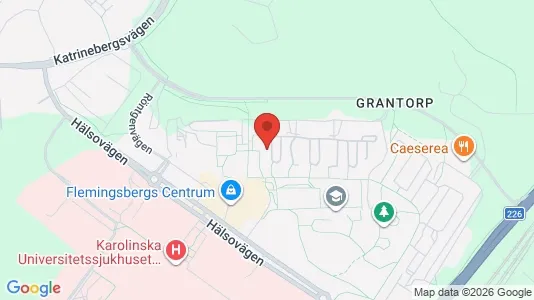 Apartments for rent i Huddinge - kort over placeringen
