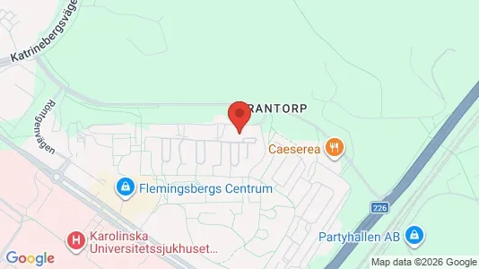 Apartments for rent i Huddinge - kort over placeringen