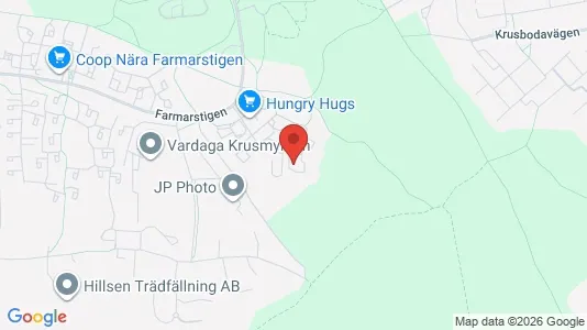 Apartments for rent i Tyresö - kort over placeringen