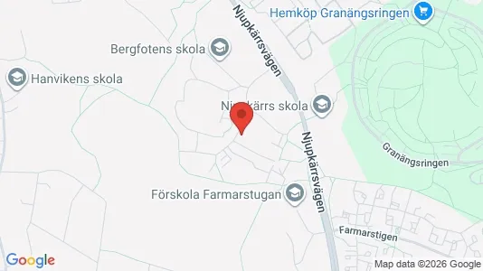 Apartments for rent i Tyresö - kort over placeringen