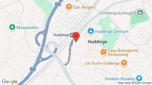 Apartments for rent i Huddinge - kort over placeringen