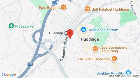 Apartments for rent i Huddinge - kort over placeringen