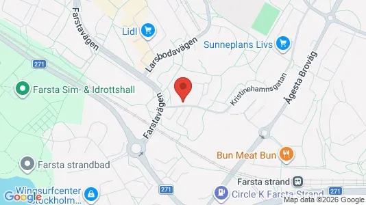 Apartments for rent i Stockholm South - kort over placeringen
