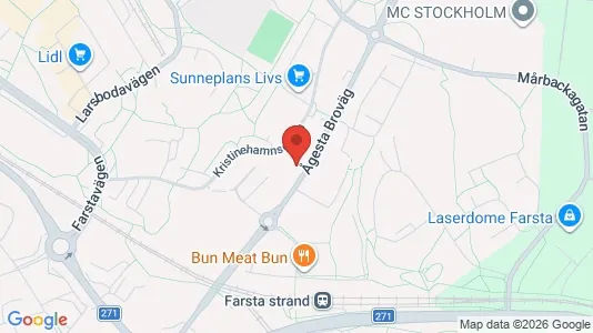 Apartments for rent i Stockholm South - kort over placeringen