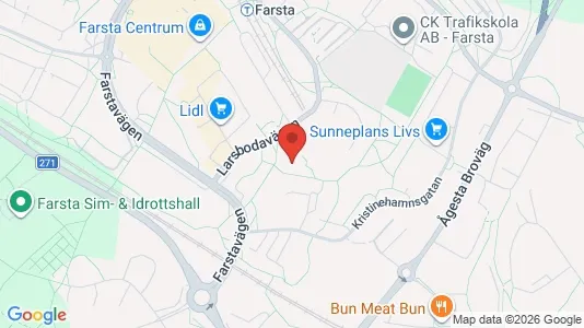 Apartments for rent i Stockholm South - kort over placeringen