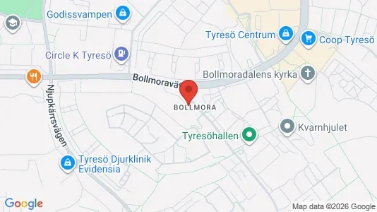Apartments for rent i Tyresö - kort over placeringen