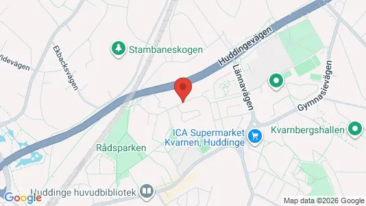 Apartments for rent i Huddinge - kort over placeringen