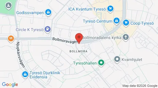 Apartments for rent i Tyresö - kort over placeringen