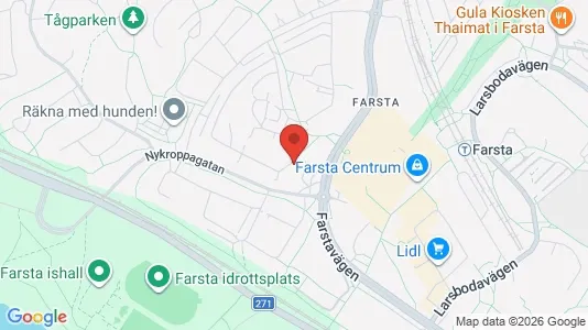 Apartments for rent i Stockholm South - kort over placeringen