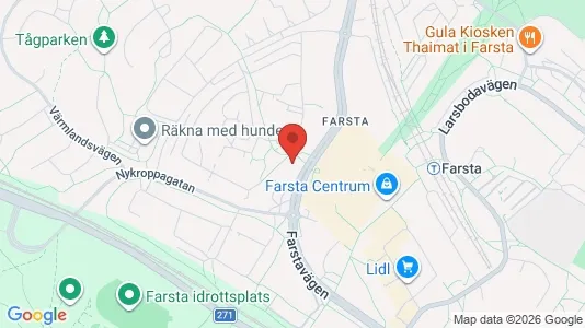 Apartments for rent i Nacka - kort over placeringen