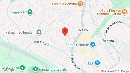 Apartments for rent i Stockholm South - kort over placeringen