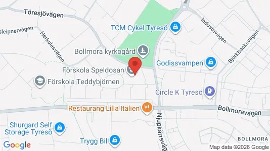 Apartments for rent i Tyresö - kort over placeringen
