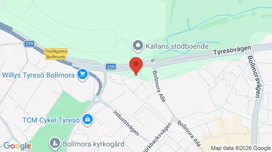Apartments for rent i Tyresö - kort over placeringen