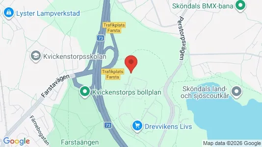 Apartments for rent i Huddinge - kort over placeringen
