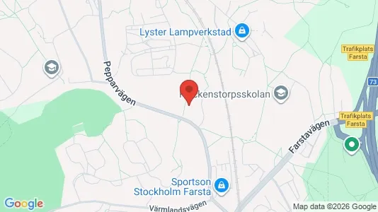 Apartments for rent i Stockholm South - kort over placeringen