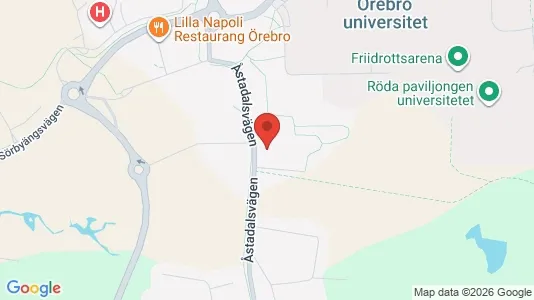 Apartments for rent i Örebro - kort over placeringen