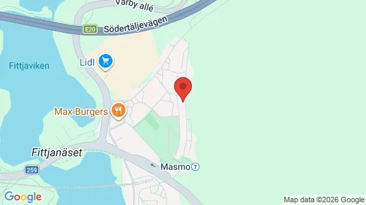 Apartments for rent i Huddinge - kort over placeringen