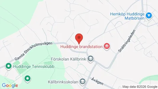Apartments for rent i Huddinge - kort over placeringen