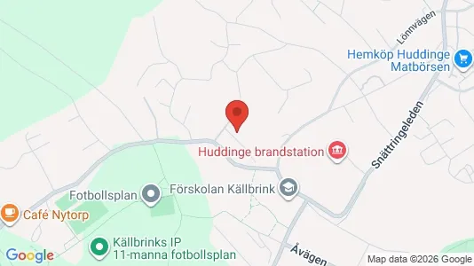 Apartments for rent i Huddinge - kort over placeringen