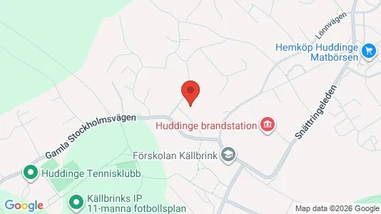 Apartments for rent i Huddinge - kort over placeringen