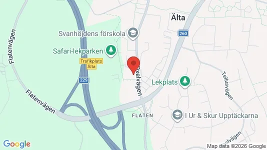 Apartments for rent i Nacka - kort over placeringen
