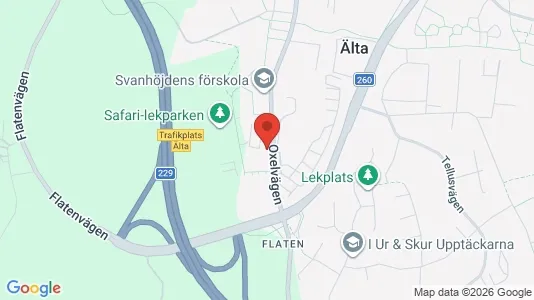 Apartments for rent i Nacka - kort over placeringen