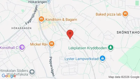 Apartments for rent i Stockholm South - kort over placeringen