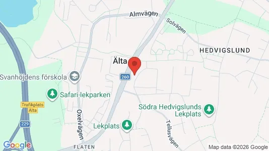 Apartments for rent i Nacka - kort over placeringen