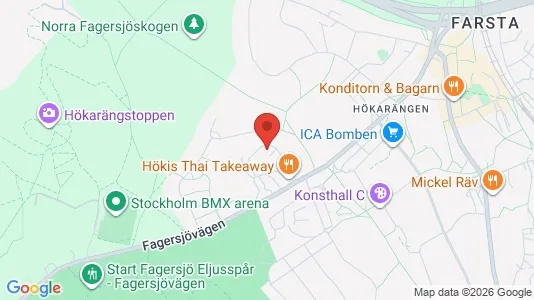 Apartments for rent i Stockholm South - kort over placeringen