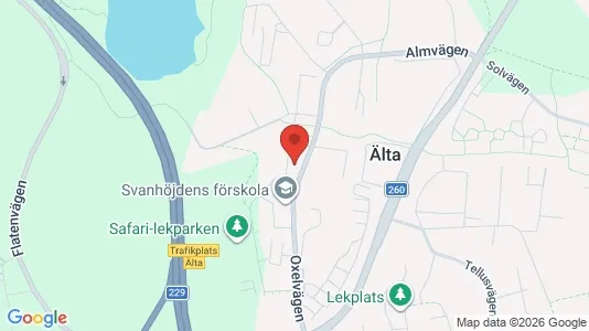 Apartments for rent i Nacka - kort over placeringen