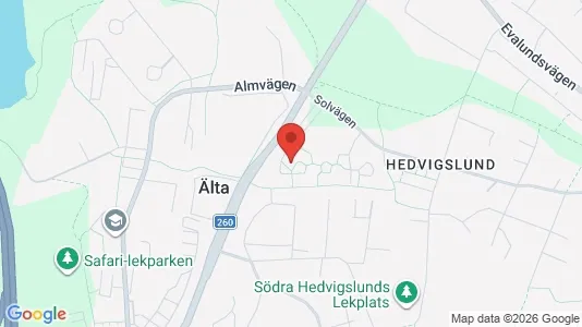Apartments for rent i Nacka - kort over placeringen