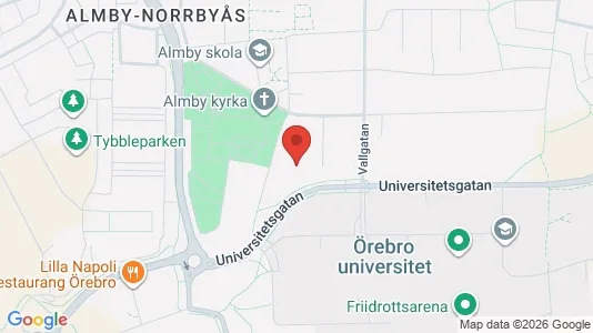 Apartments for rent i Örebro - kort over placeringen