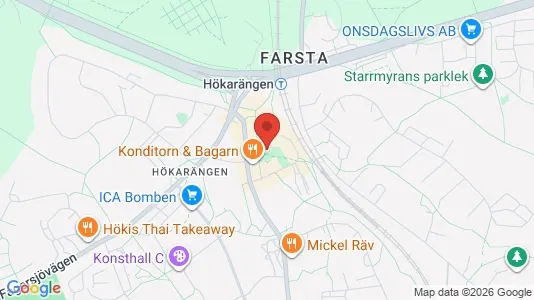 Apartments for rent i Stockholm South - kort over placeringen