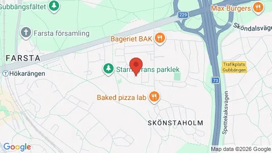 Apartments for rent i Stockholm South - kort over placeringen