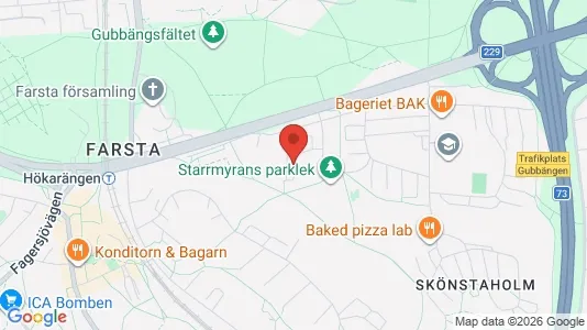 Apartments for rent i Stockholm South - kort over placeringen