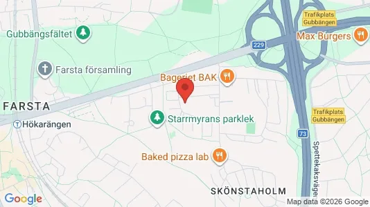 Apartments for rent i Stockholm South - kort over placeringen