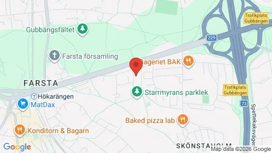 Apartments for rent i Stockholm South - kort over placeringen