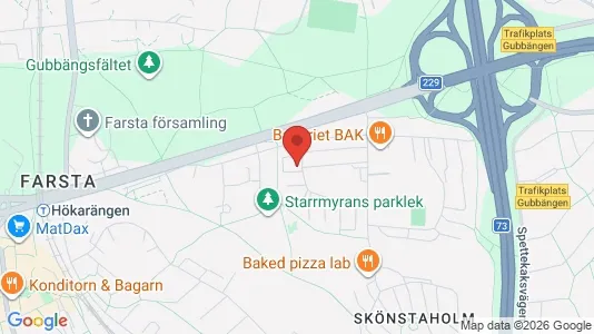 Apartments for rent i Stockholm South - kort over placeringen