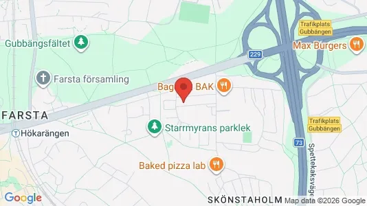 Apartments for rent i Stockholm South - kort over placeringen
