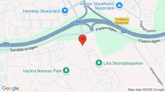 Apartments for rent i Stockholm South - kort over placeringen