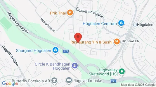Apartments for rent i Stockholm South - kort over placeringen